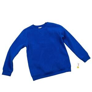 Cat & Jack Kids' Blue Micro Fleece Crewneck Sweatshirt - Size XL - NWT